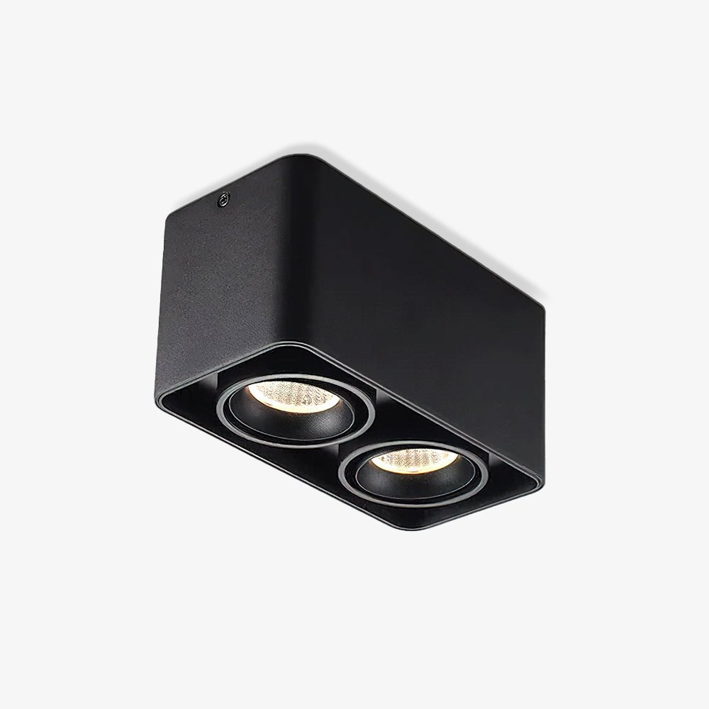 Solara Spotlight Surface Mount Twin LED Angular Minimalist - Letslighting