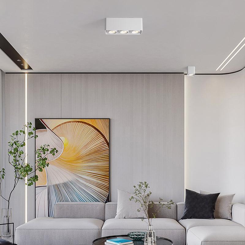 Solara Spotlight Surface Mount Twin LED Angular Minimalist - Letslighting