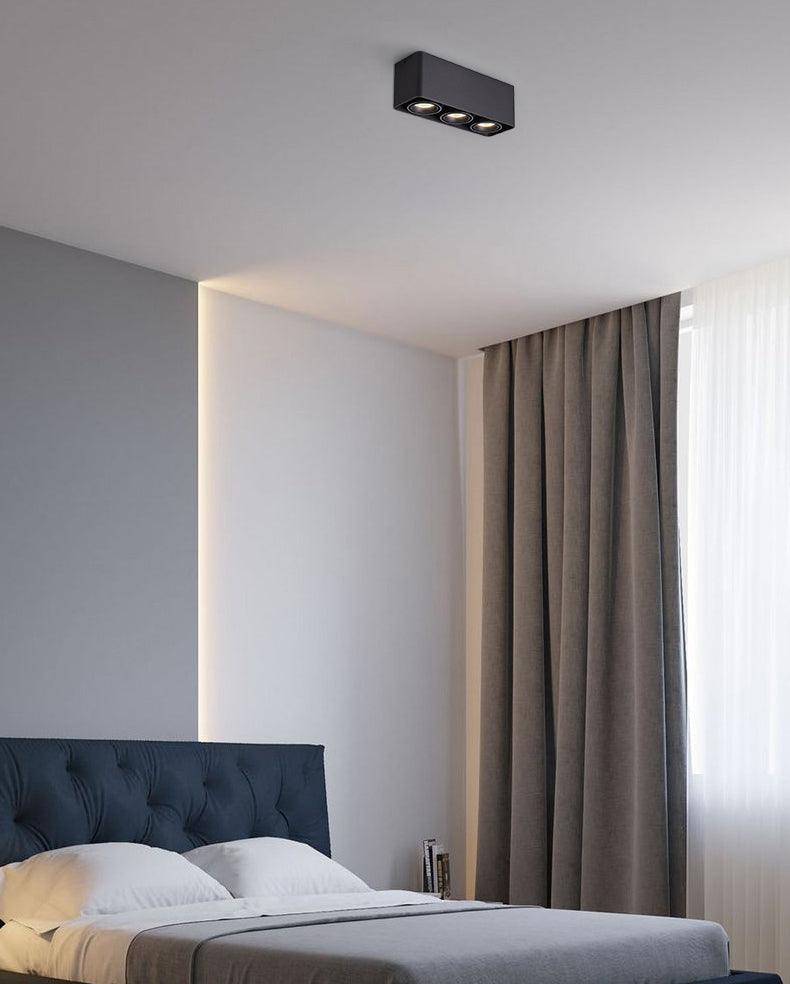 Solara Spotlight Surface Mount Twin LED Angular Minimalist - Letslighting