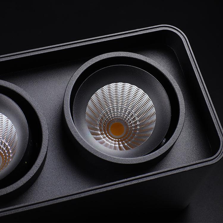 Solara Spotlight Surface Mount Twin LED Angular Minimalist - Letslighting