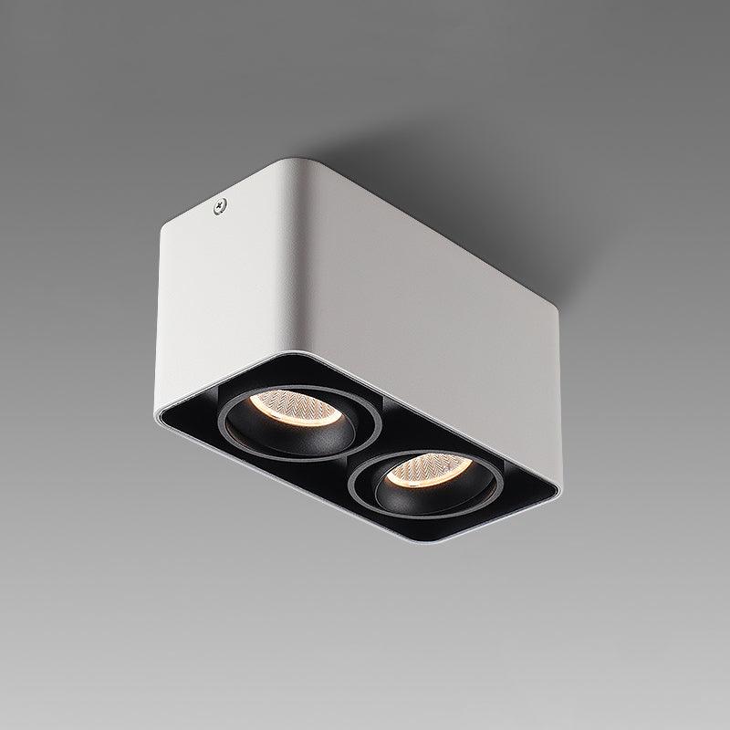 Solara Spotlight Surface Mount Twin LED Angular Minimalist - Letslighting