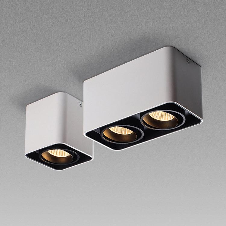 Solara Spotlight Surface Mount Twin LED Angular Minimalist - Letslighting