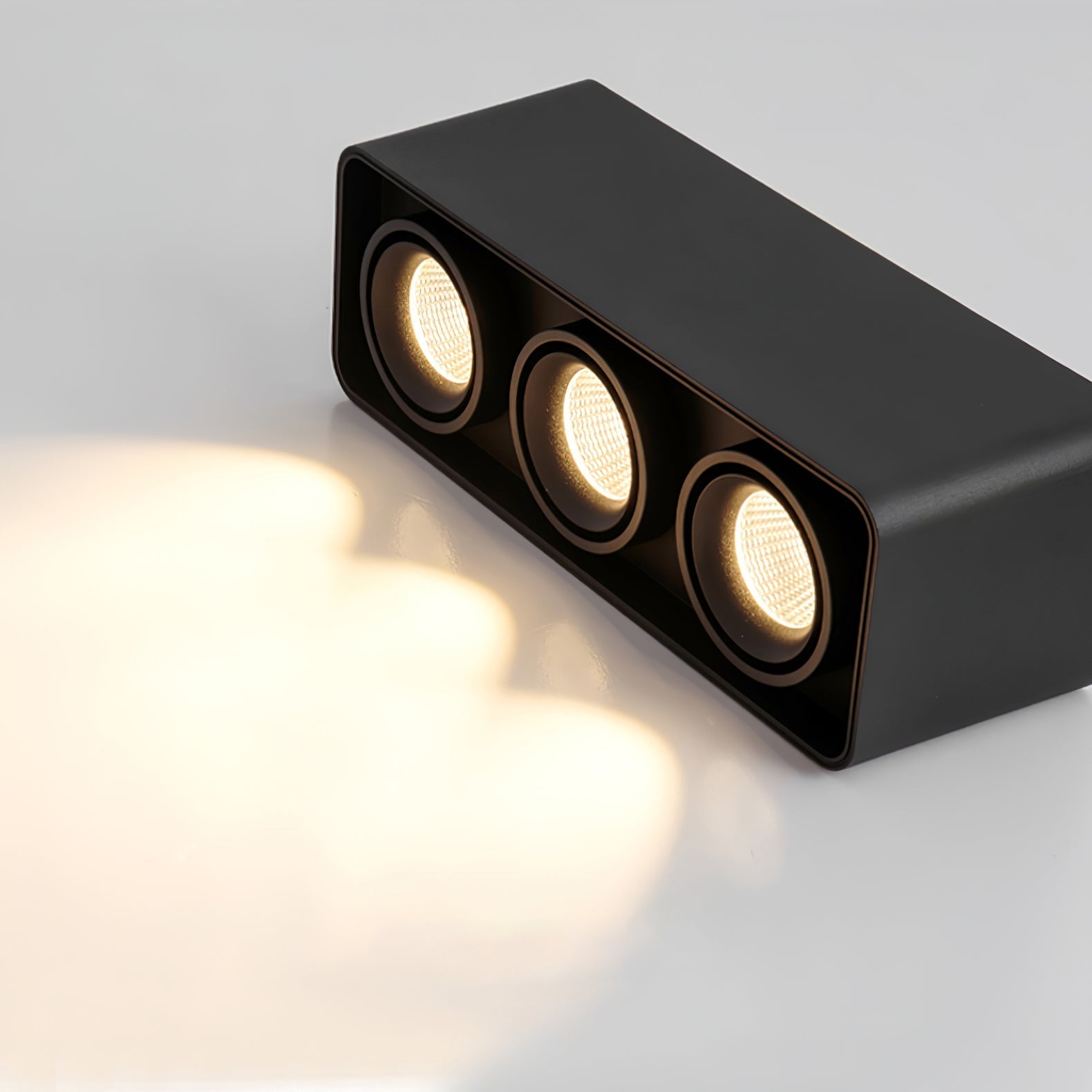Solara Spotlight Surface Mount Twin LED Angular Minimalist - Letslighting