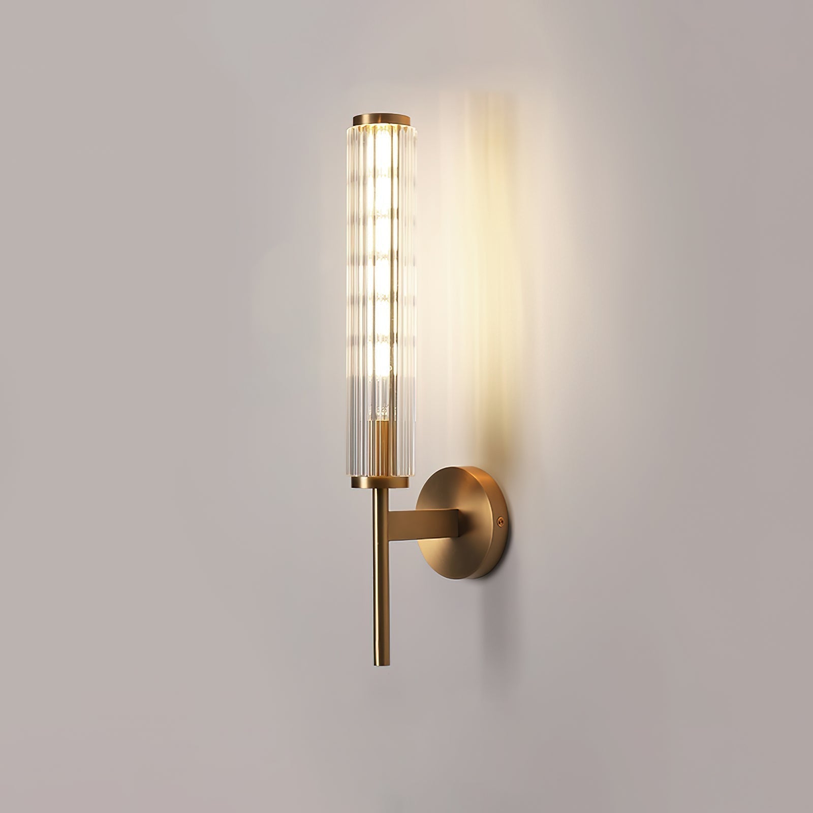 Cemaros Applique Murale Linéaire en Laiton et Verre Premium - Neutralighting
