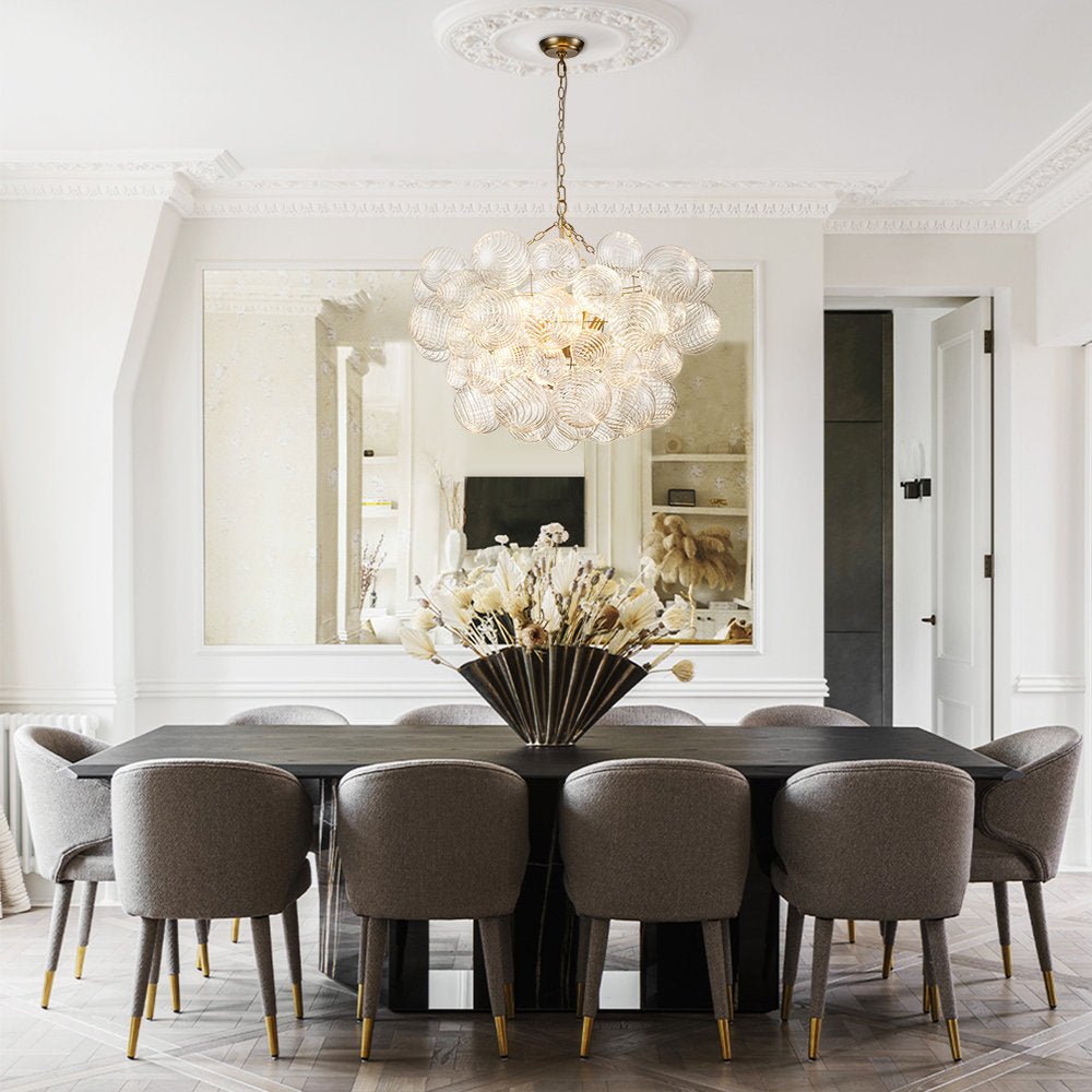 Aurora Chandelier Glass Ball Bubble Modern - Blowlighting