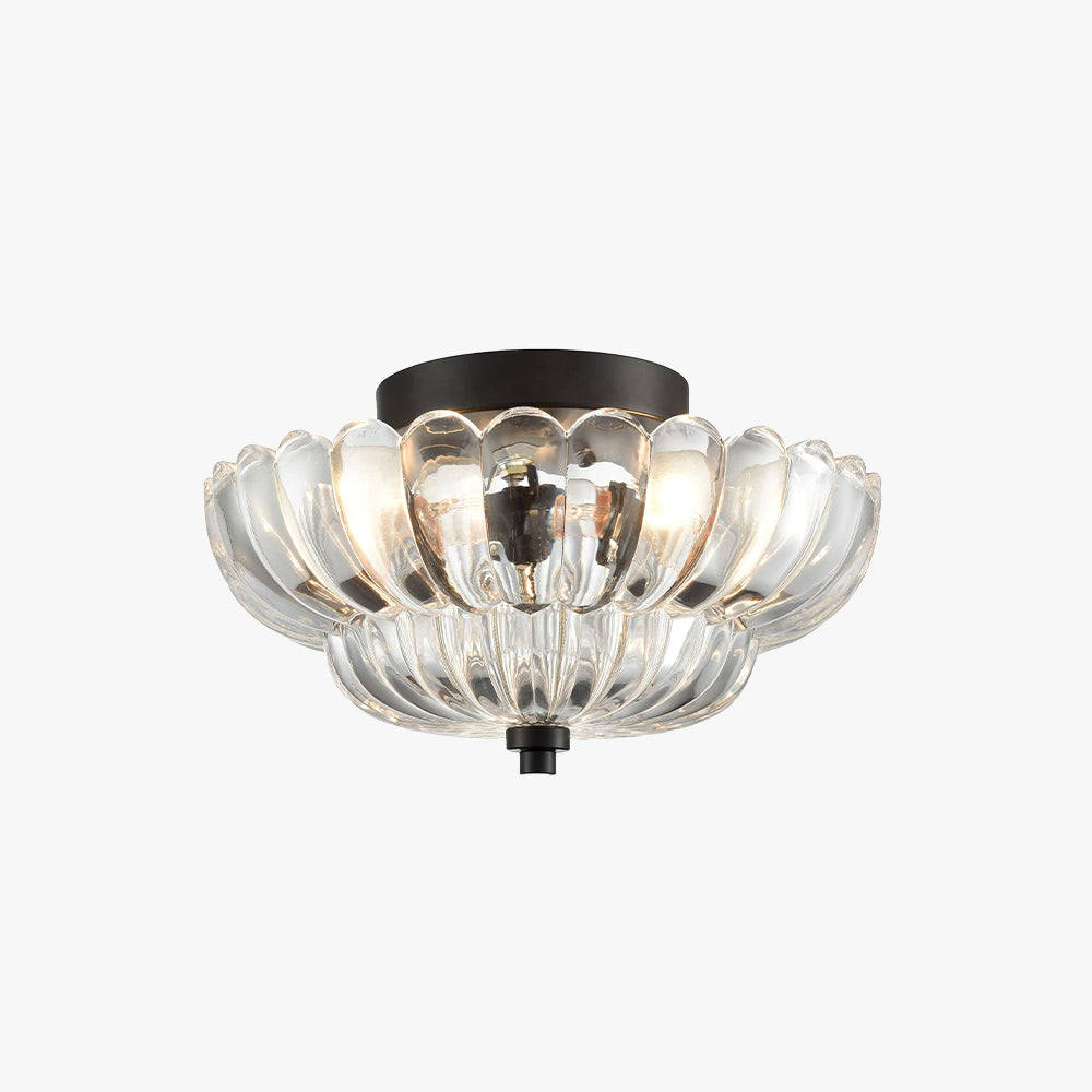 Arisha Modern Umbrella Glass Flush Mount Ceiling Light