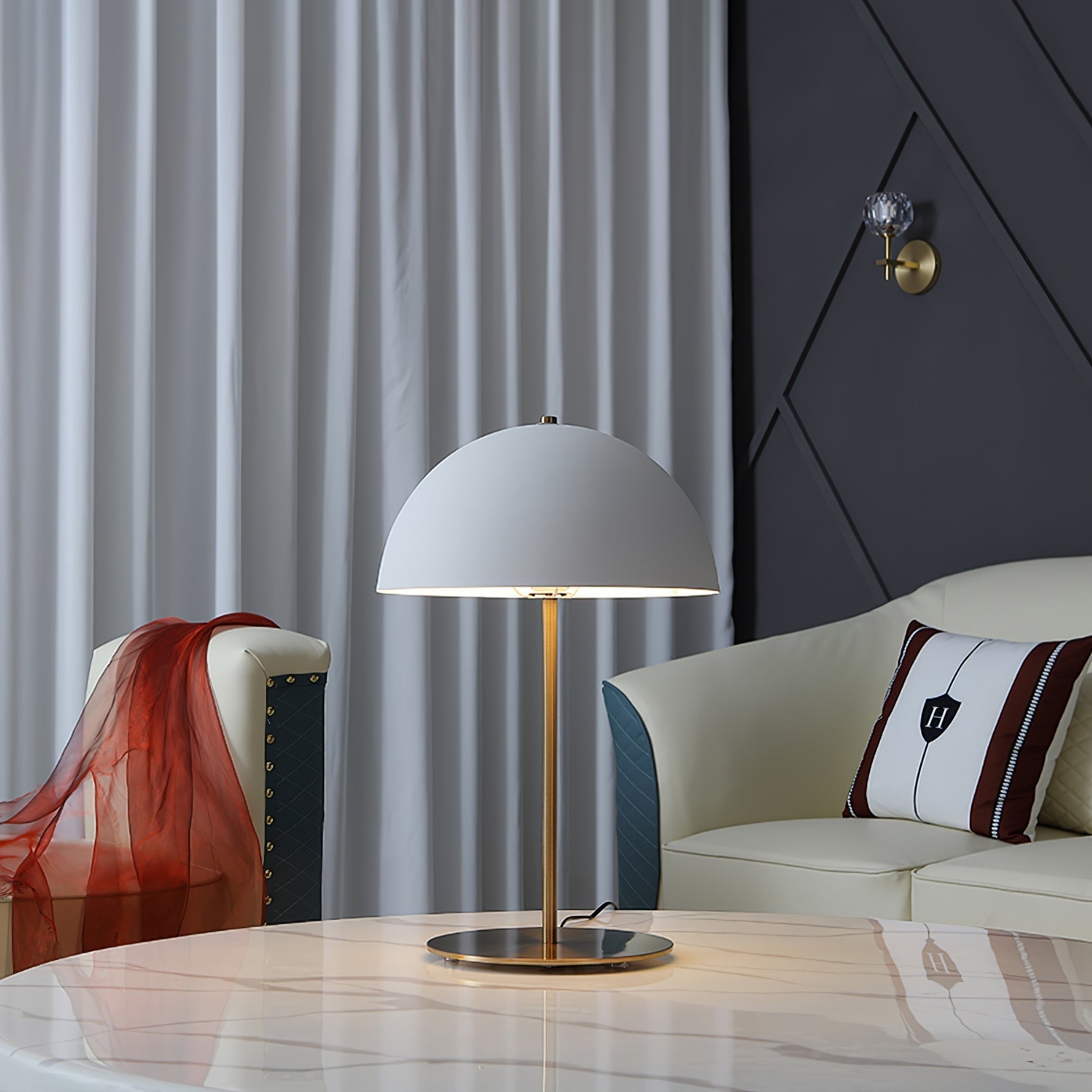 Zephen Acrylic Scandinavian Table Lamp - Letslighting