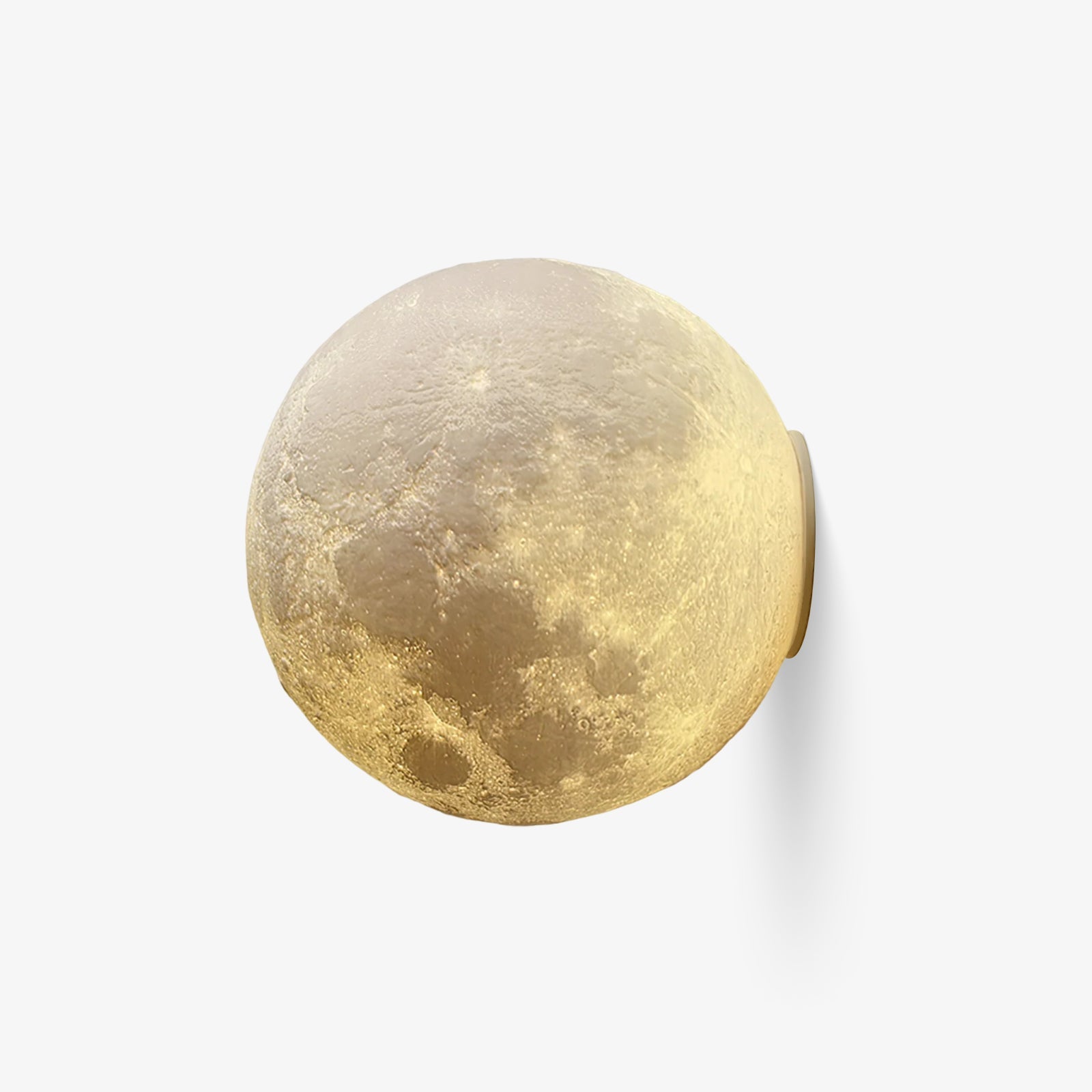Olsolan Applique Murale 3D en Plastique Art Nordique Lune - Neutralighting