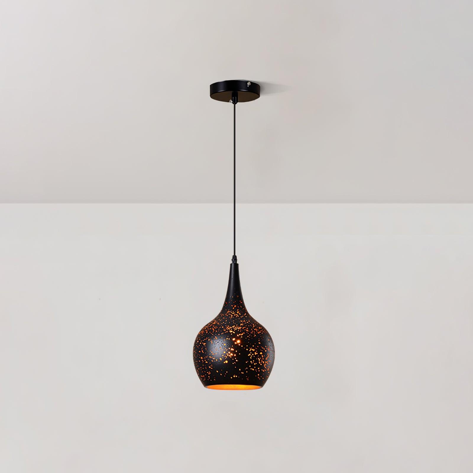 Solara Pendant Lamp Hollow Industrial Vintage - Letslighting