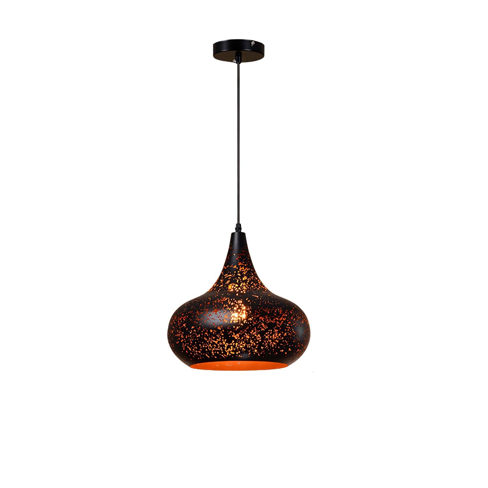 Solara Pendant Lamp Hollow Industrial Vintage - Letslighting