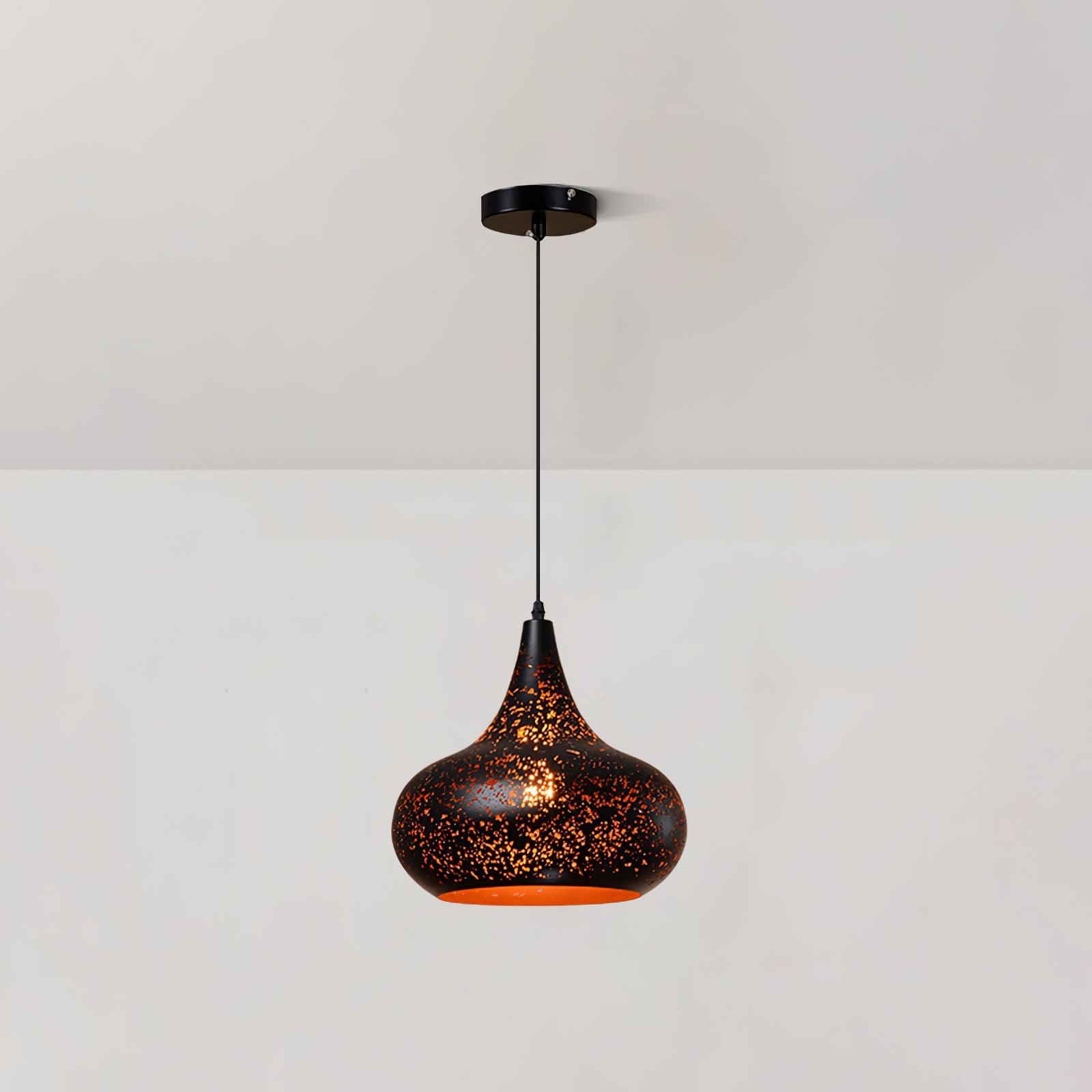 Solara Pendant Lamp Hollow Industrial Vintage - Letslighting