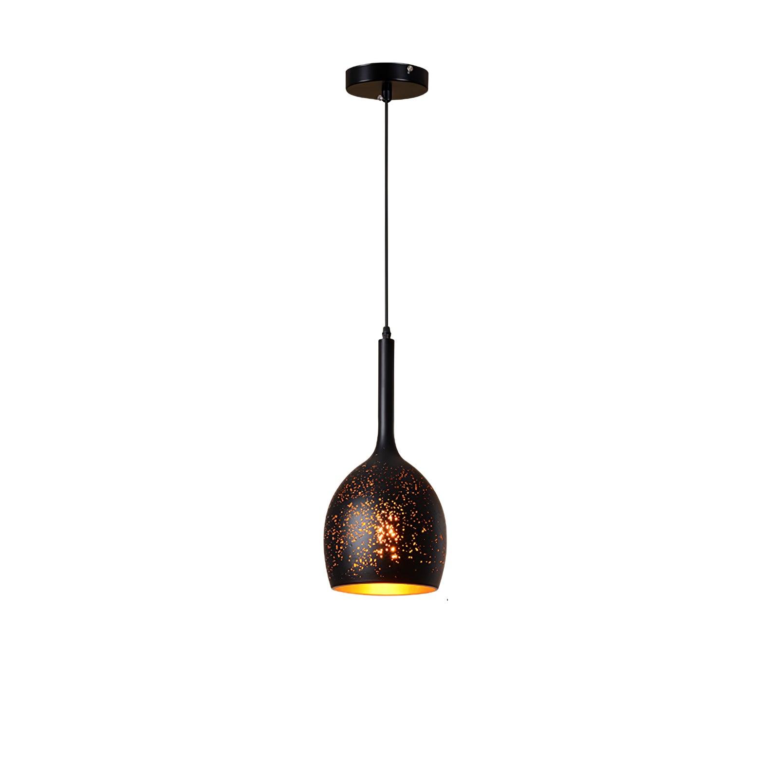Solara Pendant Lamp Hollow Industrial Vintage - Letslighting