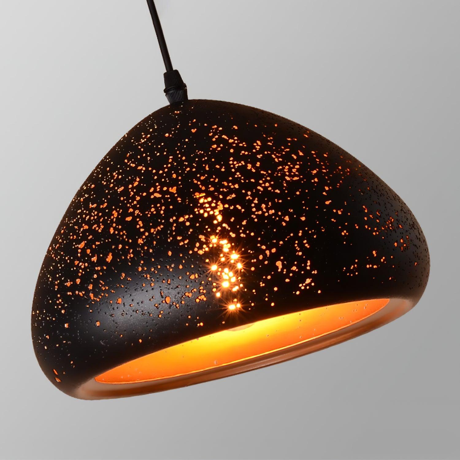 Solara Pendant Lamp Hollow Industrial Vintage - Letslighting