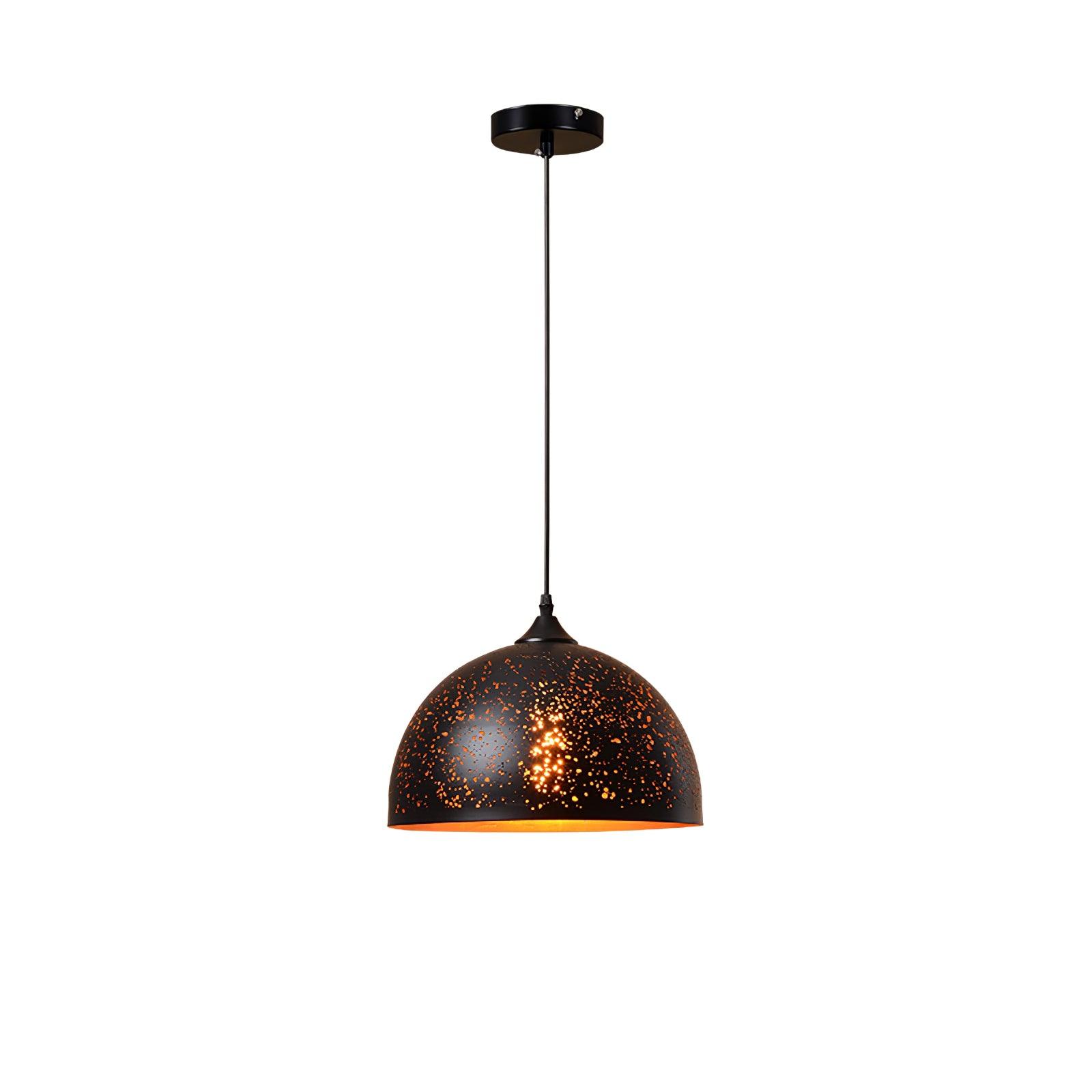 Solara Pendant Lamp Hollow Industrial Vintage - Letslighting