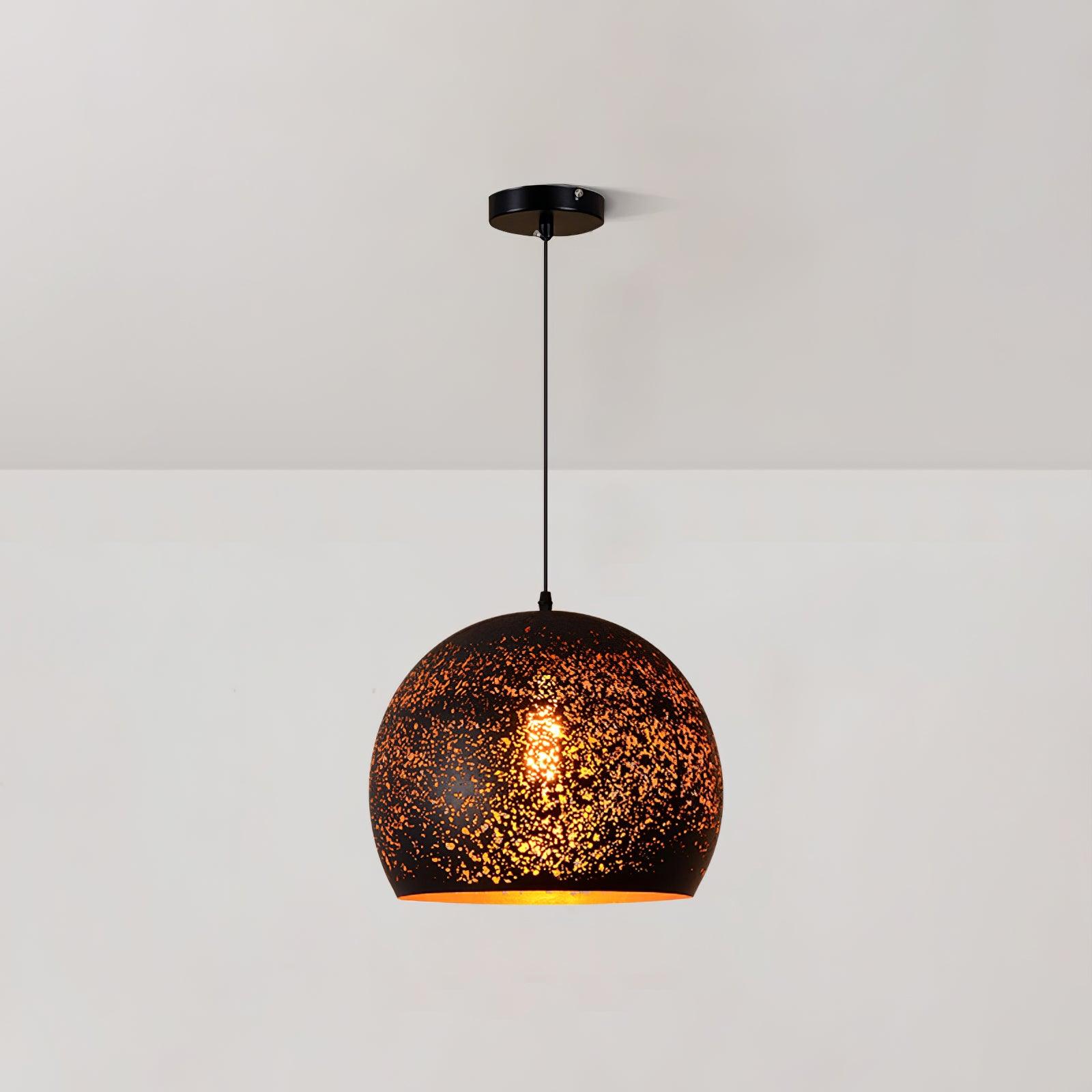 Solara Pendant Lamp Hollow Industrial Vintage - Letslighting