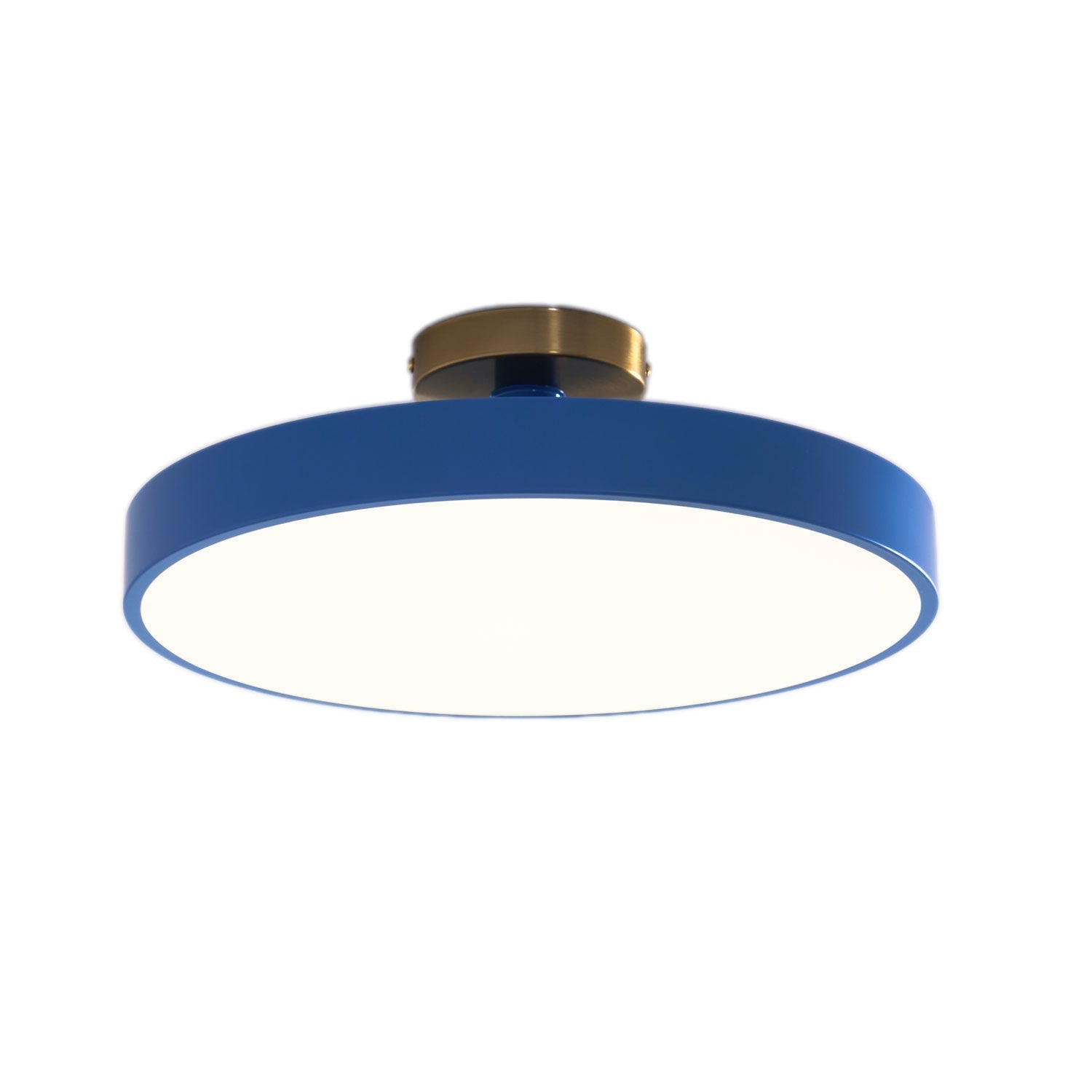 Solara Ceiling Lamp Flush Mount Black and Gold Modern - Letslighting