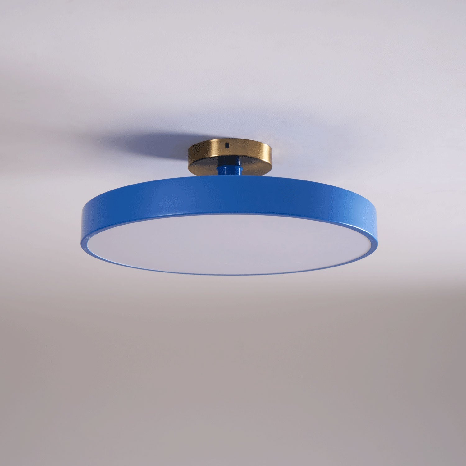 Solara Ceiling Lamp Flush Mount Black and Gold Modern - Letslighting