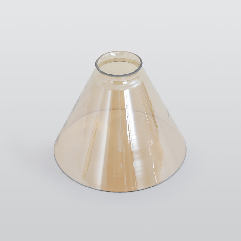 Valentina Industrial Glass Pendant Light Clear/Amber/Smoke Grey