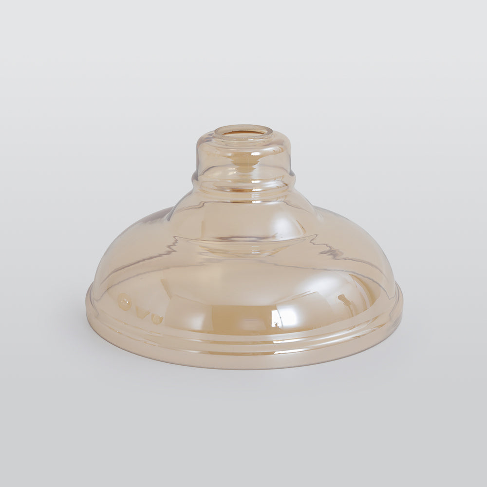 Valentina Industrial Glass Pendant Light Clear/Amber/Smoke Grey