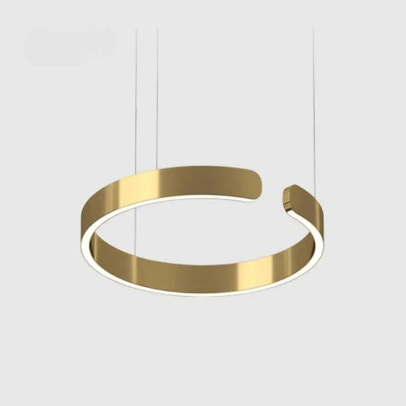 Arisha Luxury Minimalist LED Ring Pendant Light