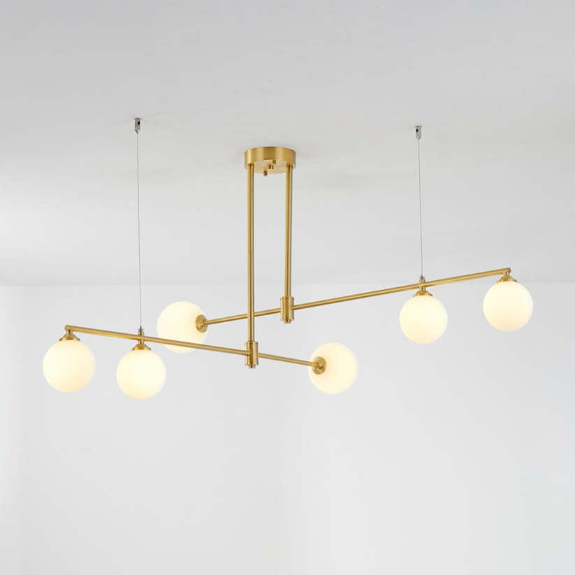Valentina Modern Golden Bubble Copper Pendant Light