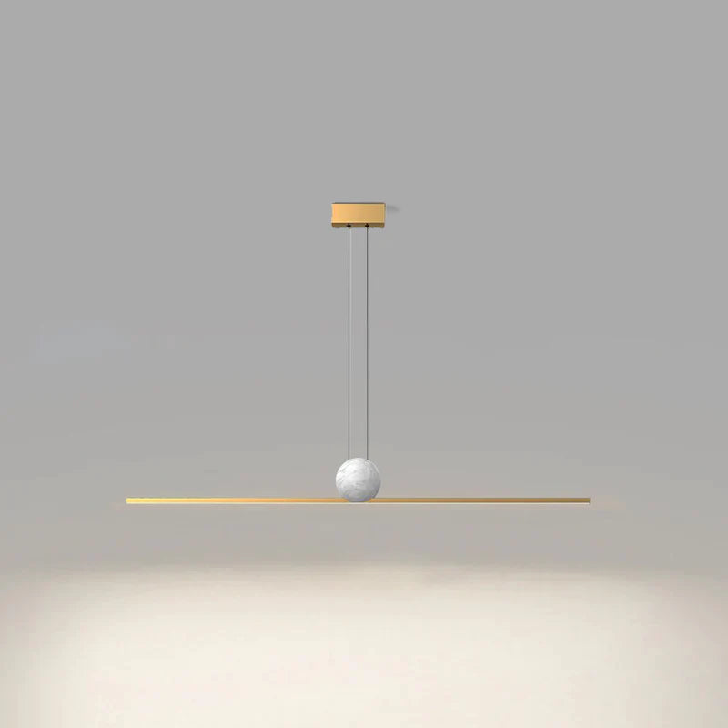 Arisha Minimalist Linear Bubble Pendant Light Marble