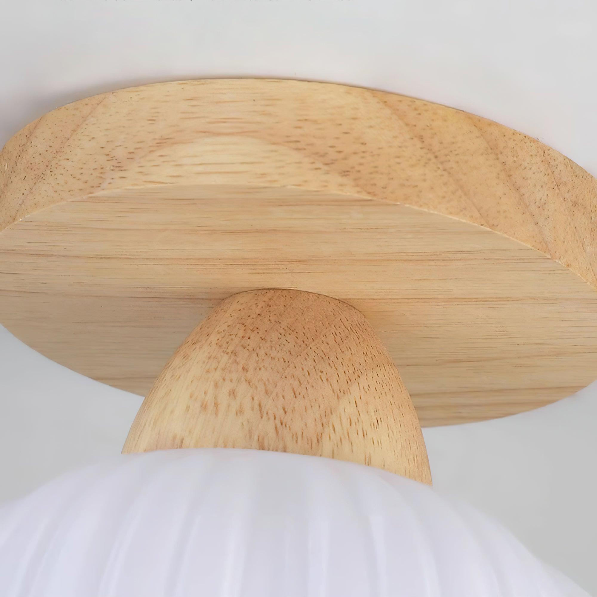 Gleam Large Flower Bag Wood Ceiling Lamp - Letslighting