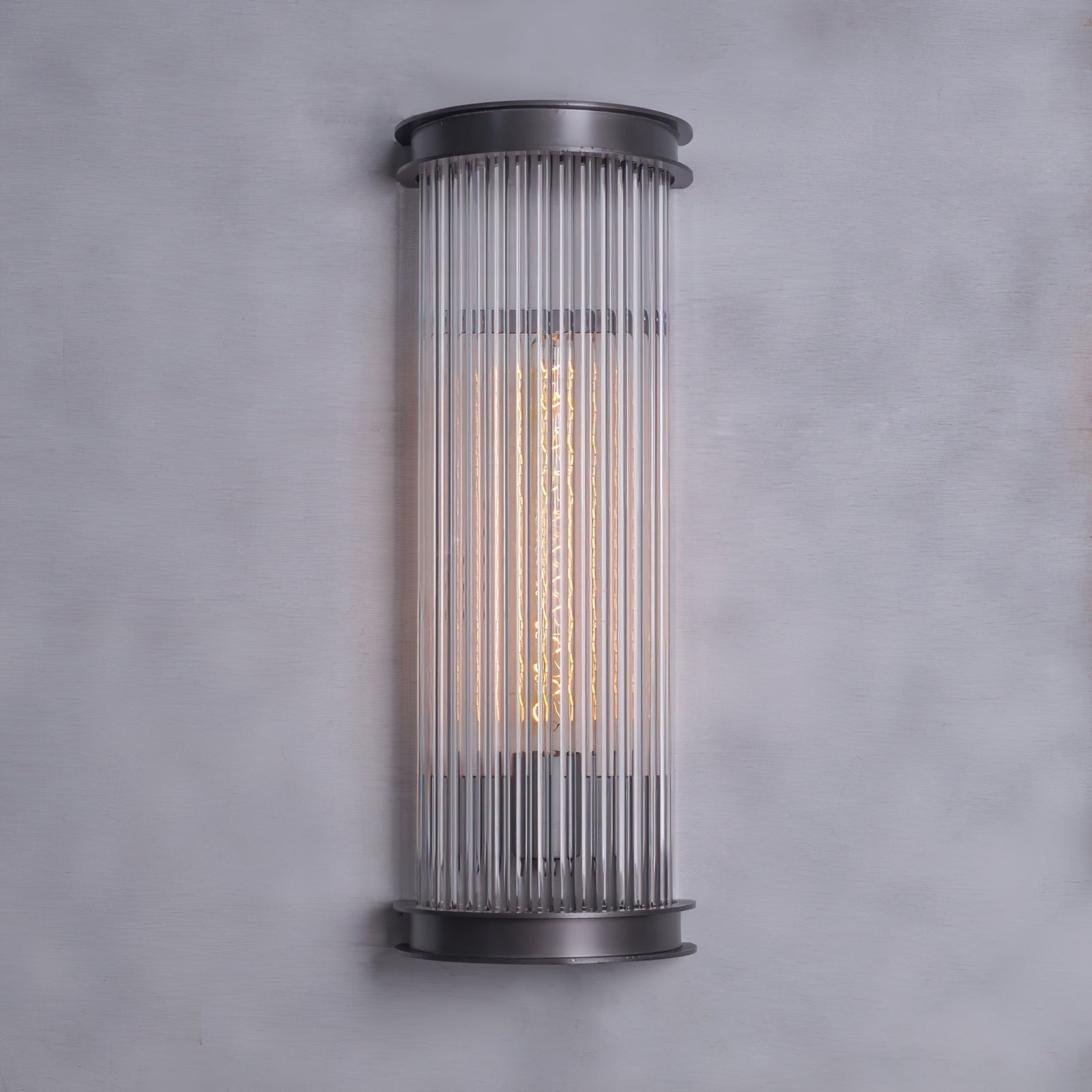 Lampe Murale Métal et Cristal Industrielle Vintage Armarila - Neutralighting