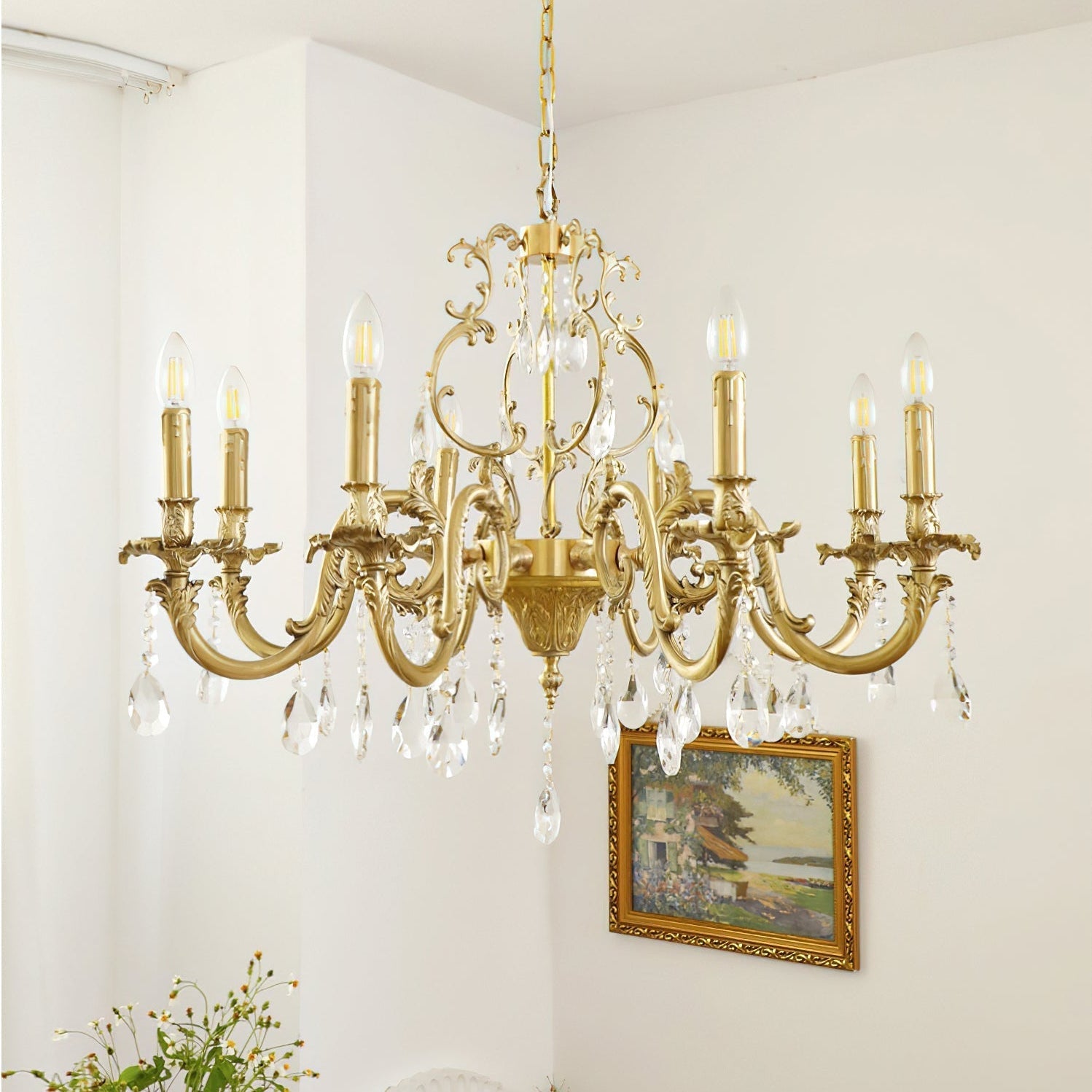 Olrinila Postmodern Luxury Brass Crystal Chandelier - Letslighting