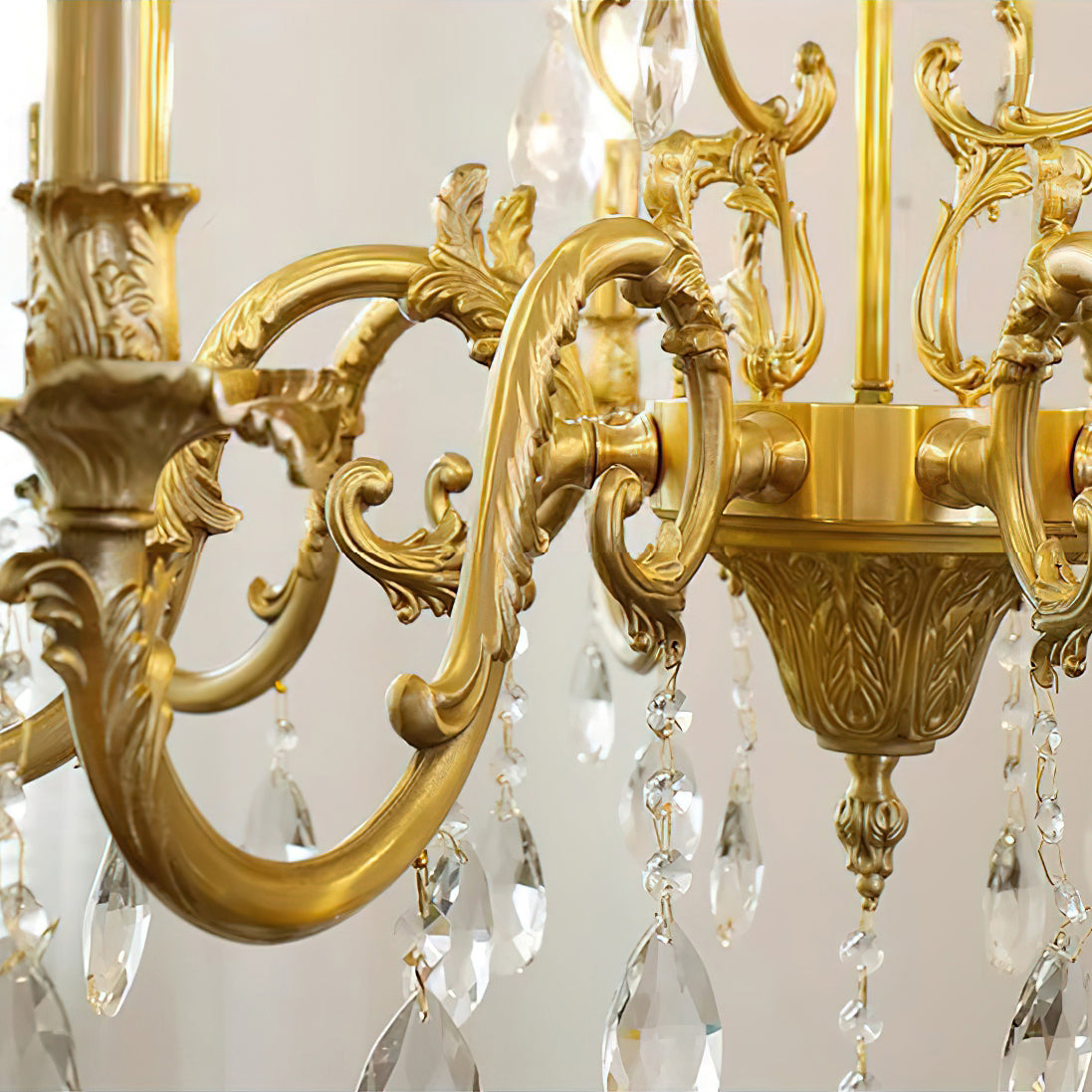 Olrinila Postmodern Luxury Brass Crystal Chandelier - Letslighting