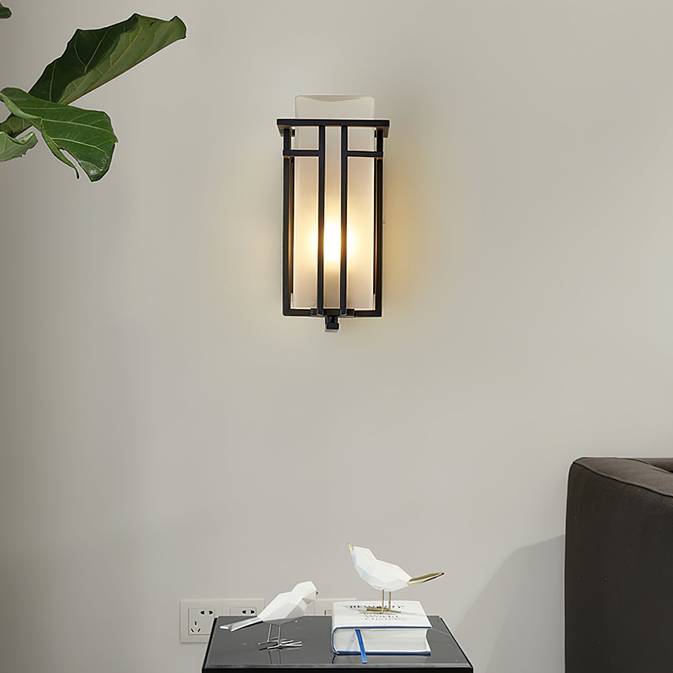 Lustra Lampe Murale Extérieure en Fer Lanterne Rétro - Neutralighting