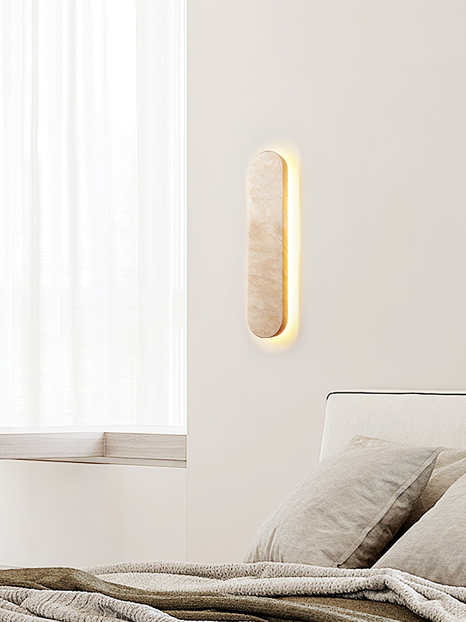 Elraee Applique Murale Travertin - Neutralighting
