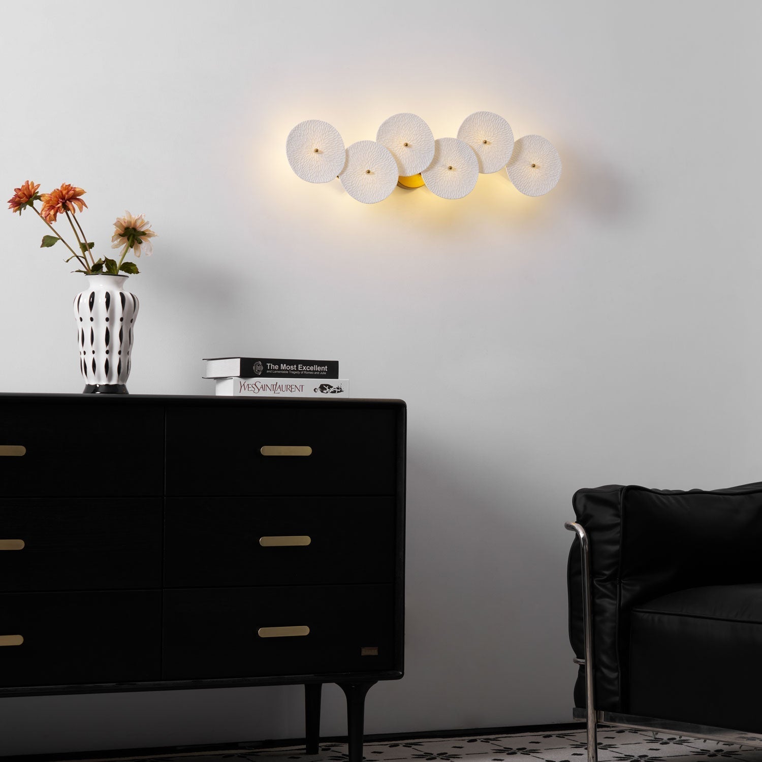 Jesse Applique Murale Pétales d'Art Nordic Élégante - Neutralighting