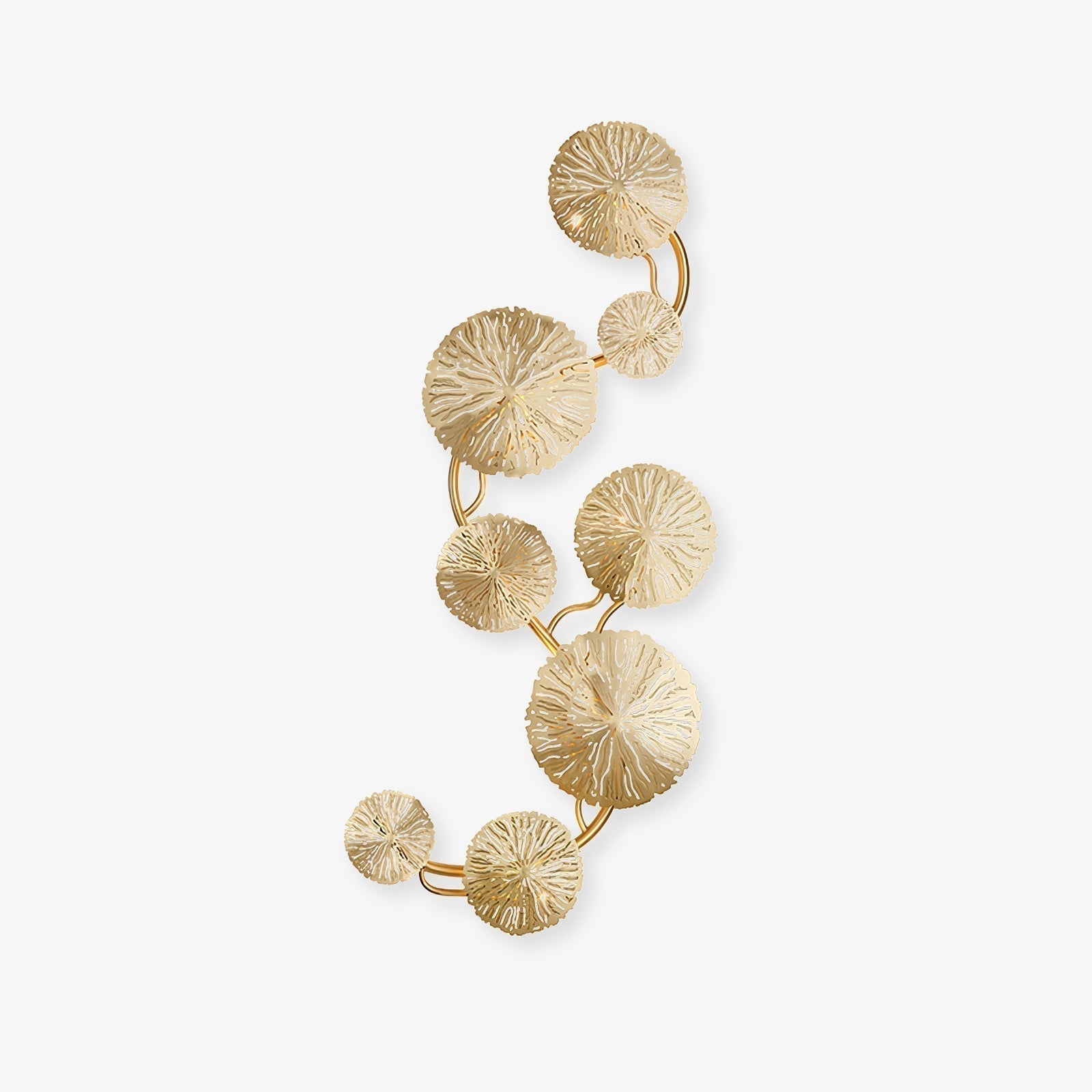 Lustra Applique Murale Feuille De Lotus En Laiton - Neutralighting