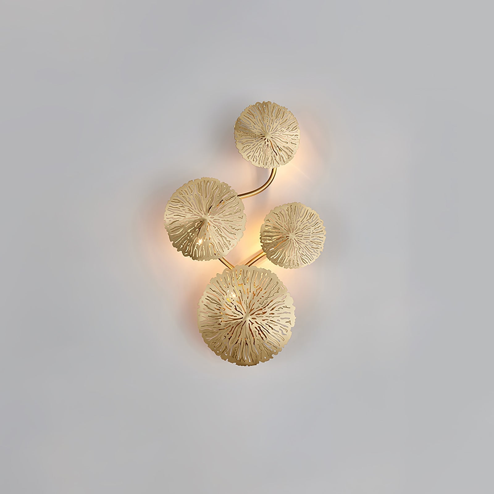 Lustra Applique Murale Feuille De Lotus En Laiton - Neutralighting