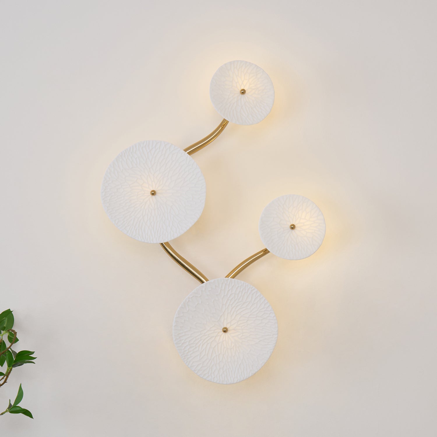 Jesse Applique Murale Pétales d'Art Nordic Élégante - Neutralighting