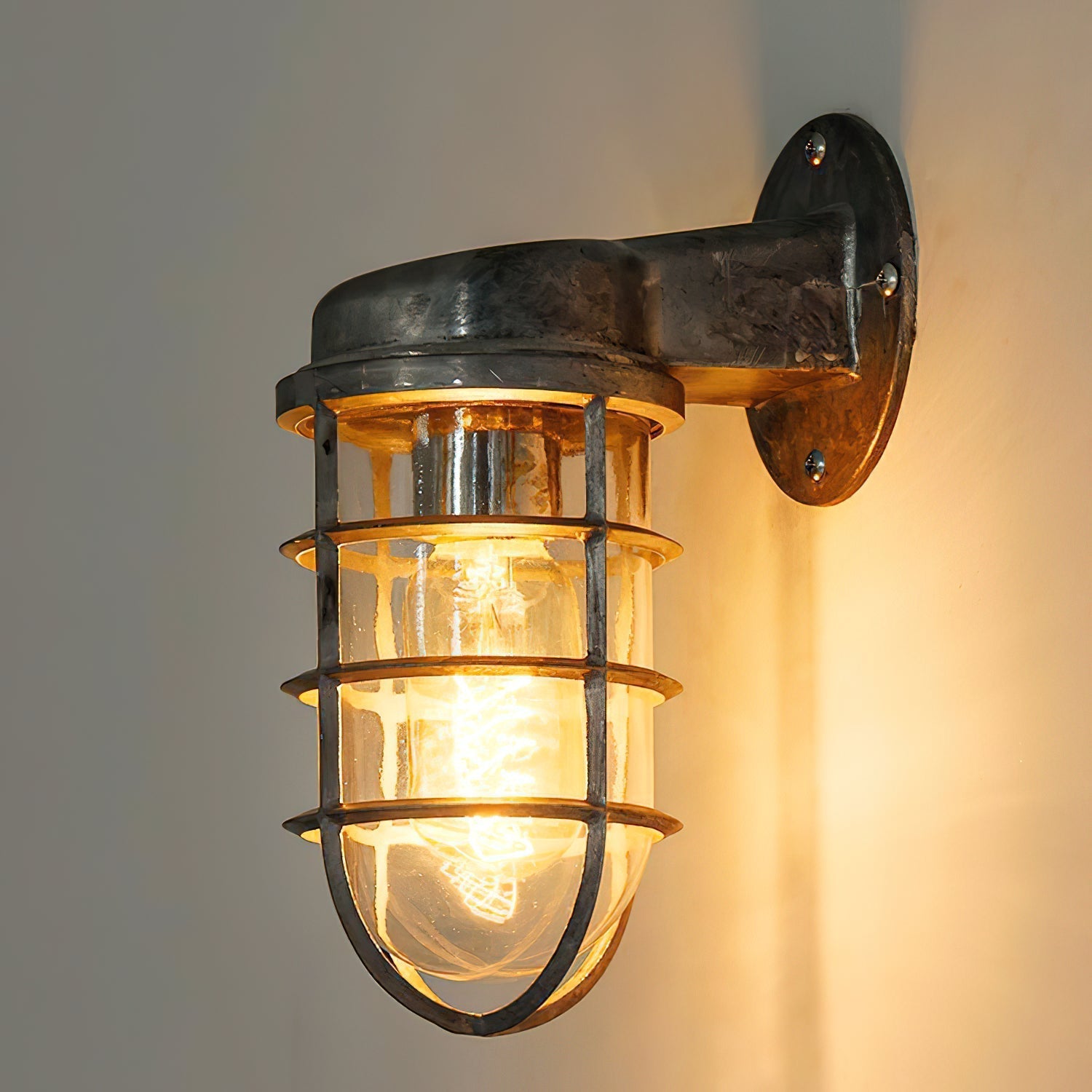 Ozorel Vintage Unique Glass Wall Lamp - Letslighting