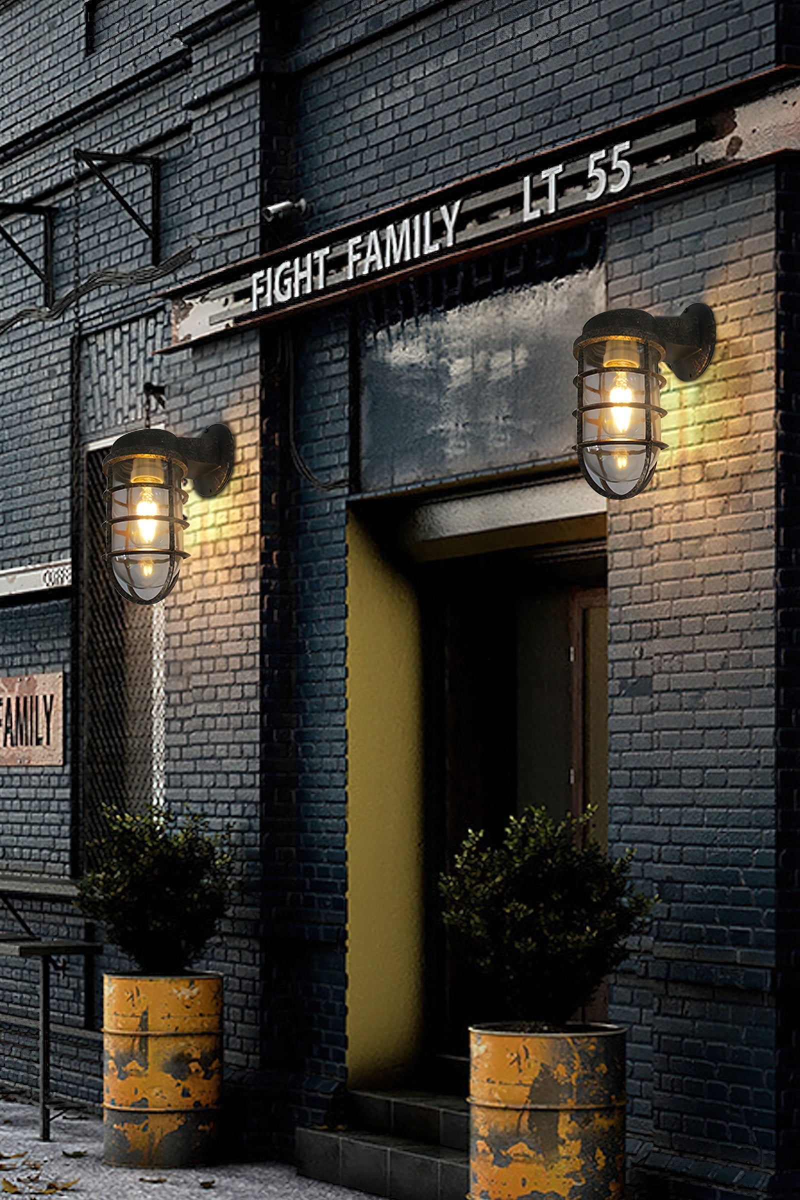 Ozorel Vintage Unique Glass Wall Lamp - Letslighting