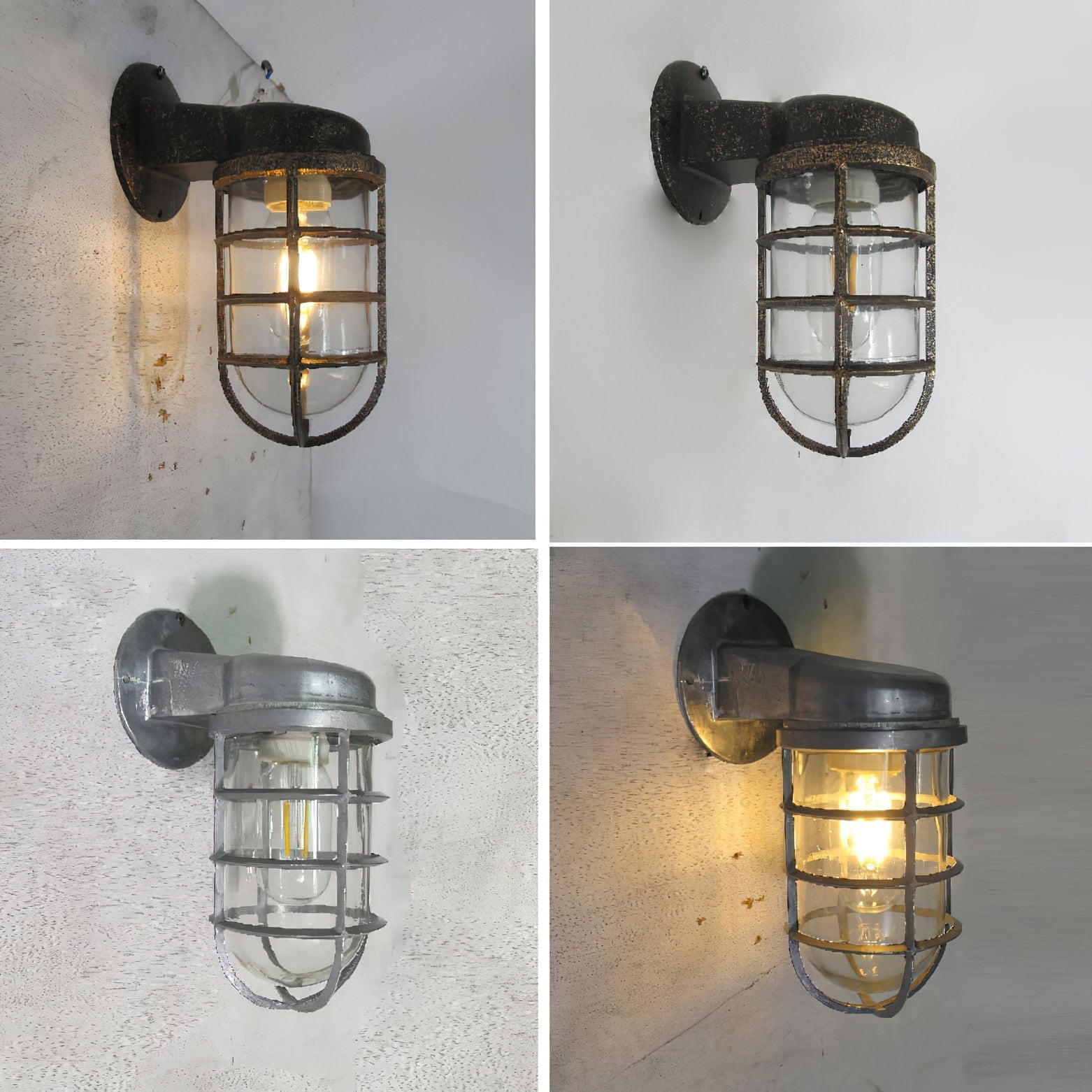 Ozorel Vintage Unique Glass Wall Lamp - Letslighting