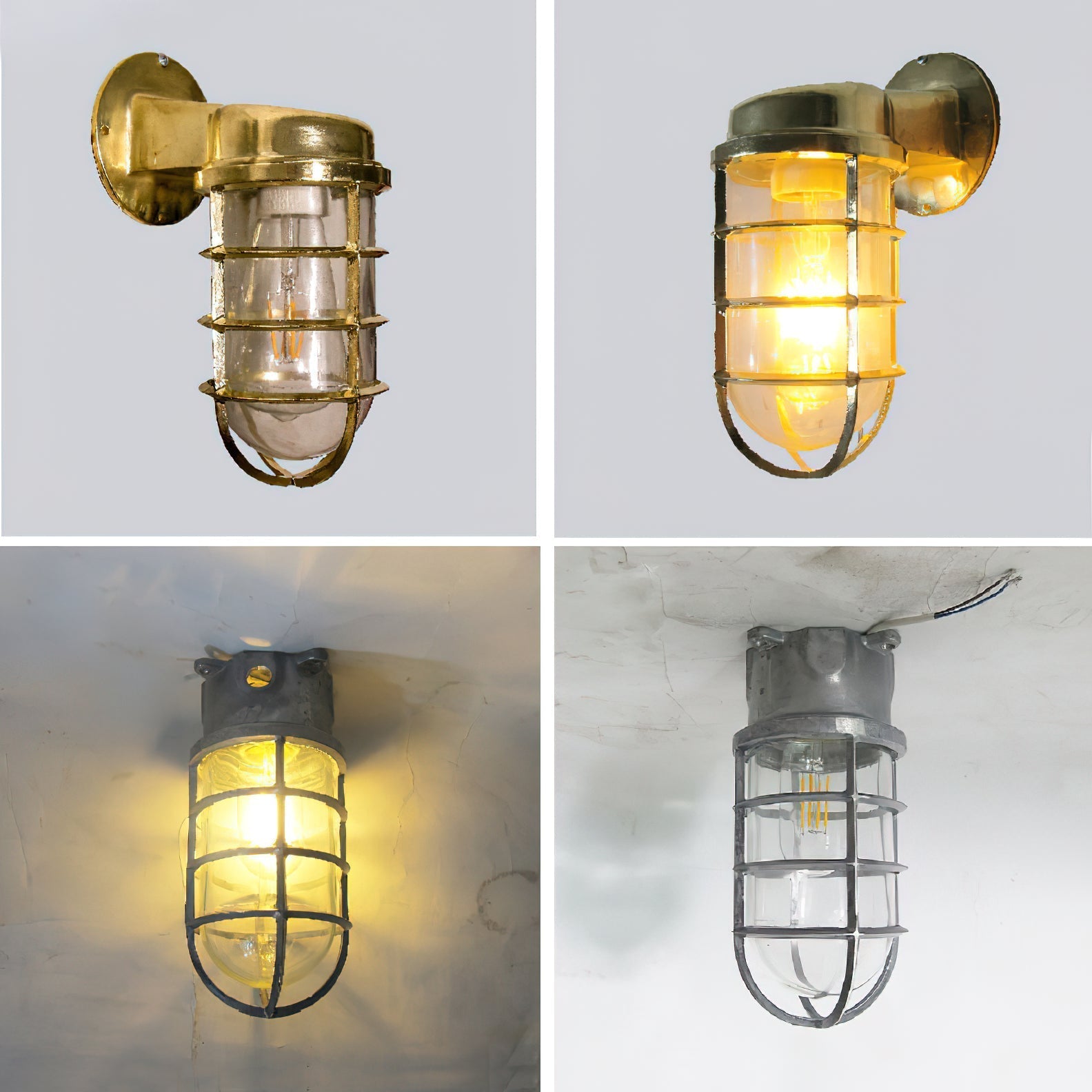 Ozorel Vintage Unique Glass Wall Lamp - Letslighting