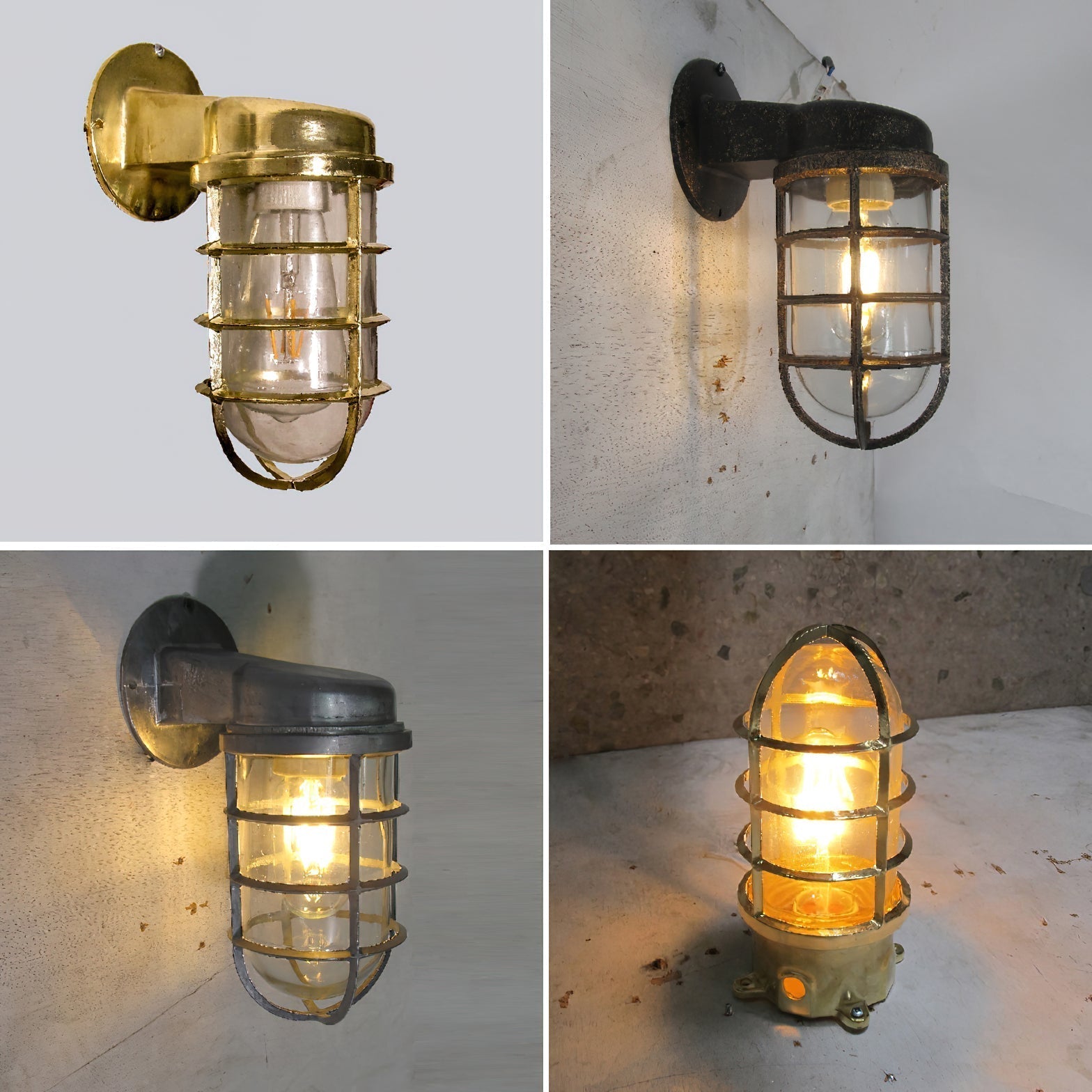 Ozorel Vintage Unique Glass Wall Lamp - Letslighting