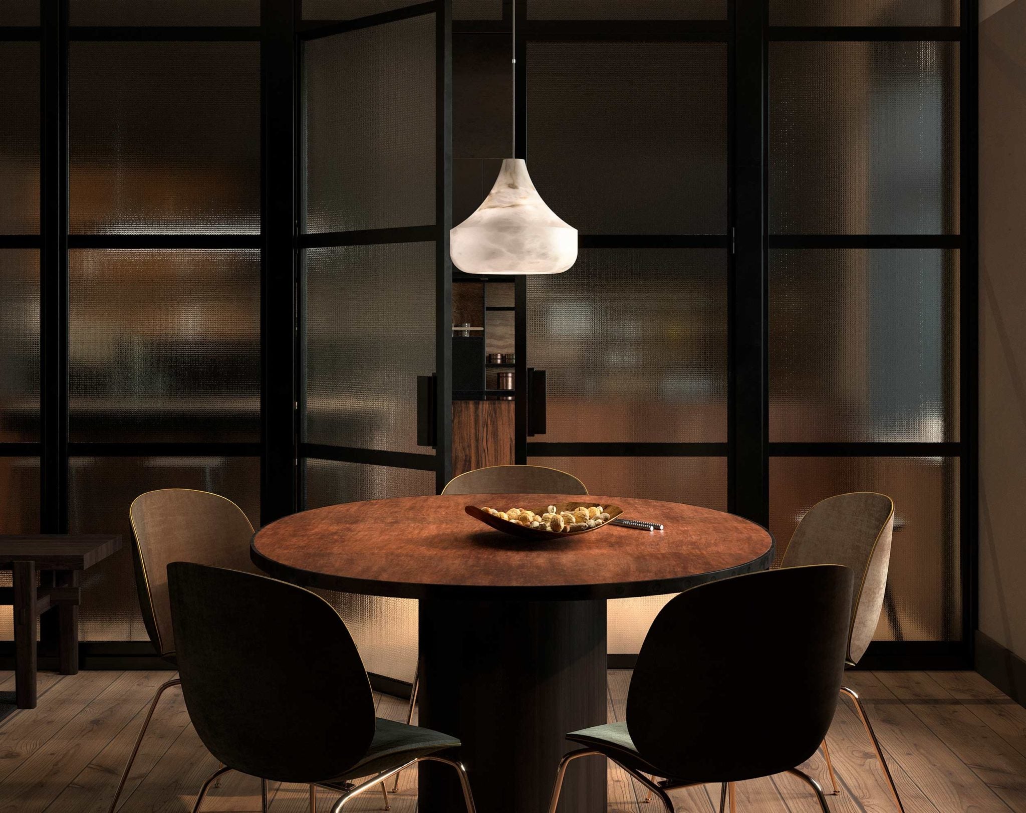Alabaster Veil Pendant Light - Letslighting