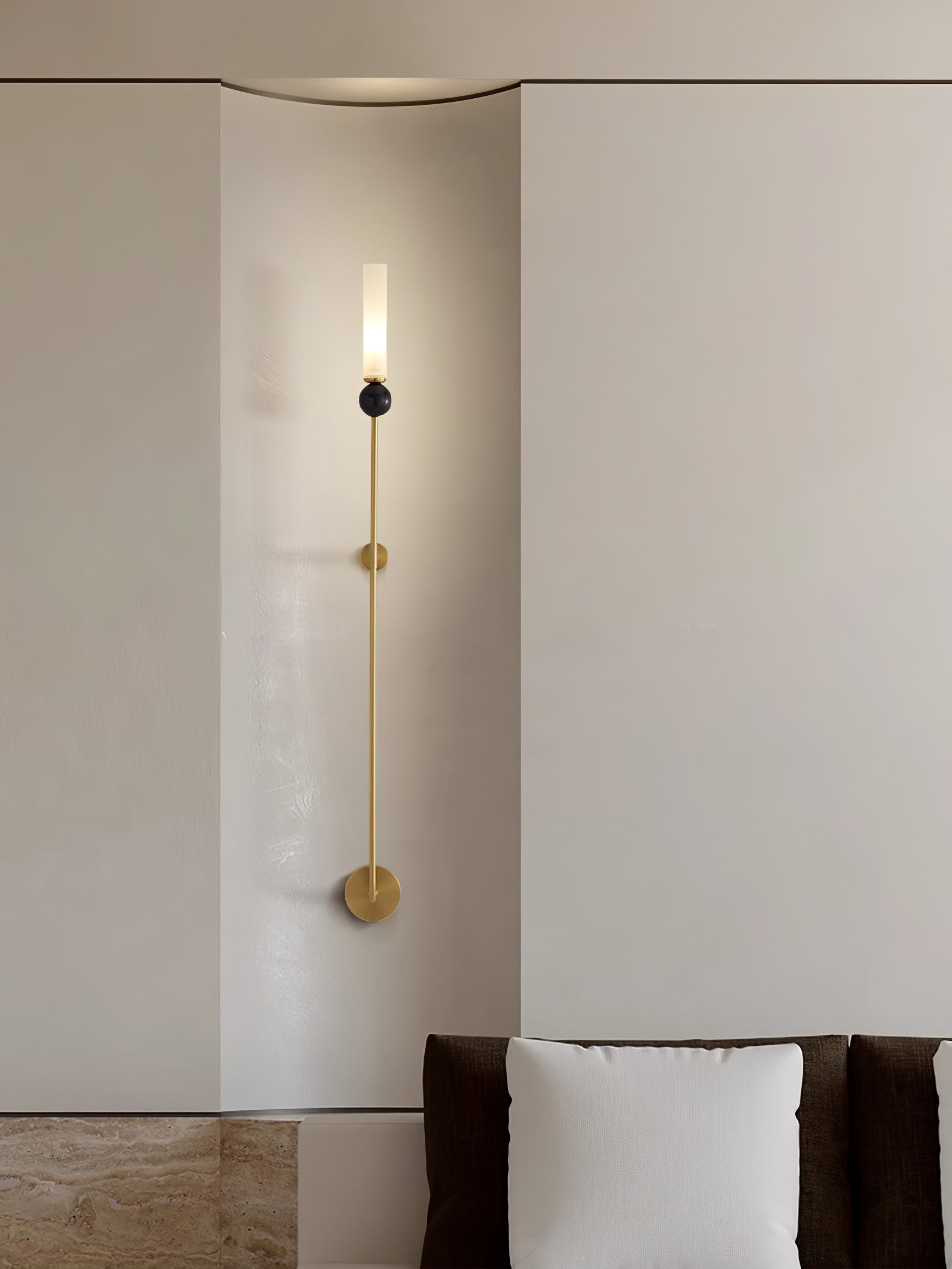 Casoreth Applique Murale Verticale en Marbre Moderne - Neutralighting
