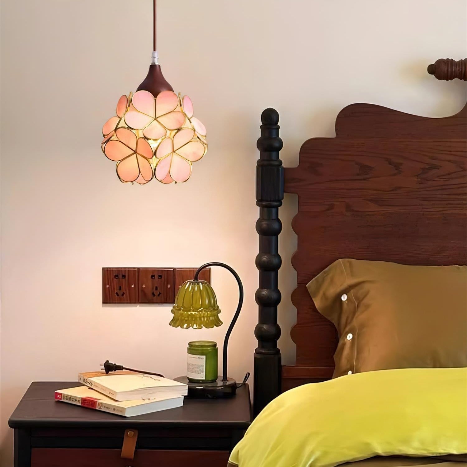 Velina Pink Petal Pendant Light - Letslighting