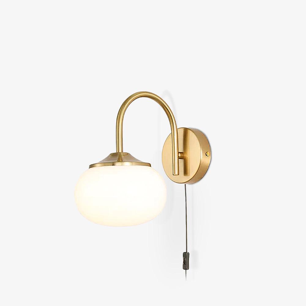 Dutiful Premium Nordic Art Plug-in Glass Sconce Wall Lamp - Neutralighting