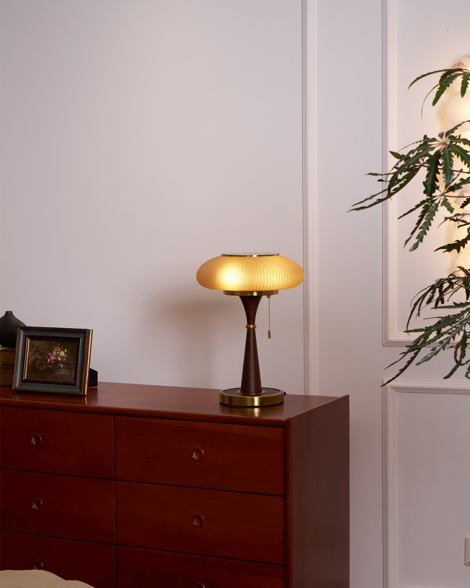 Orton Wood Vintage Table Lamp - Letslighting
