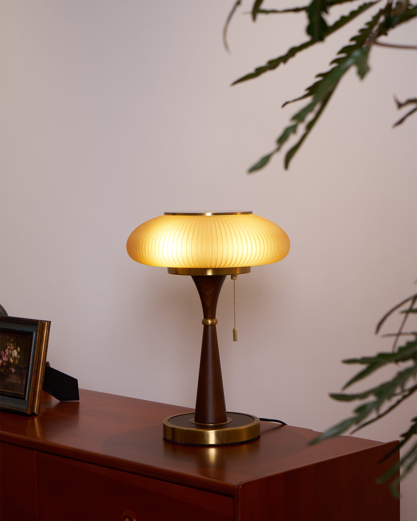 Orton Wood Vintage Table Lamp - Letslighting