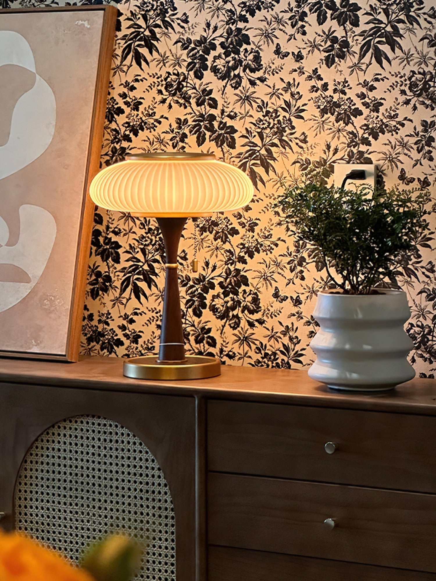 Orton Wood Vintage Table Lamp - Letslighting