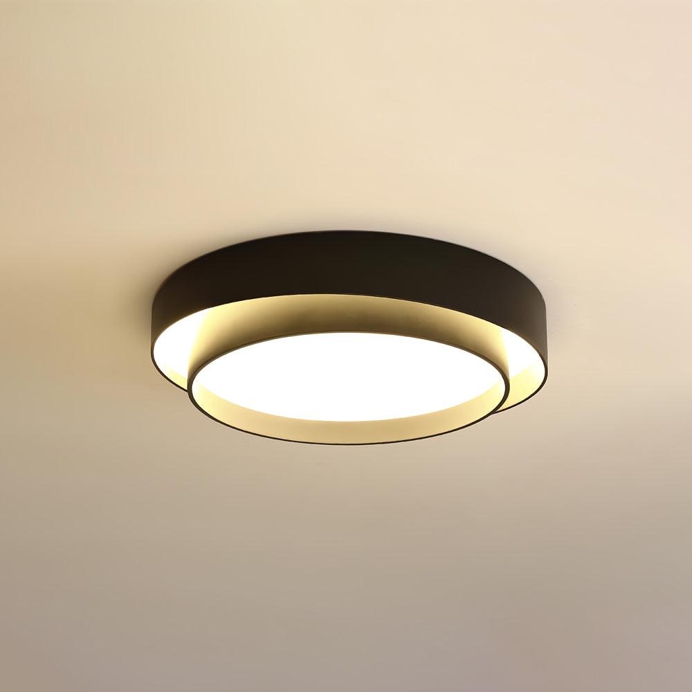 Lustra Ceiling Light Double Layers Modern Cylinder - Letslighting