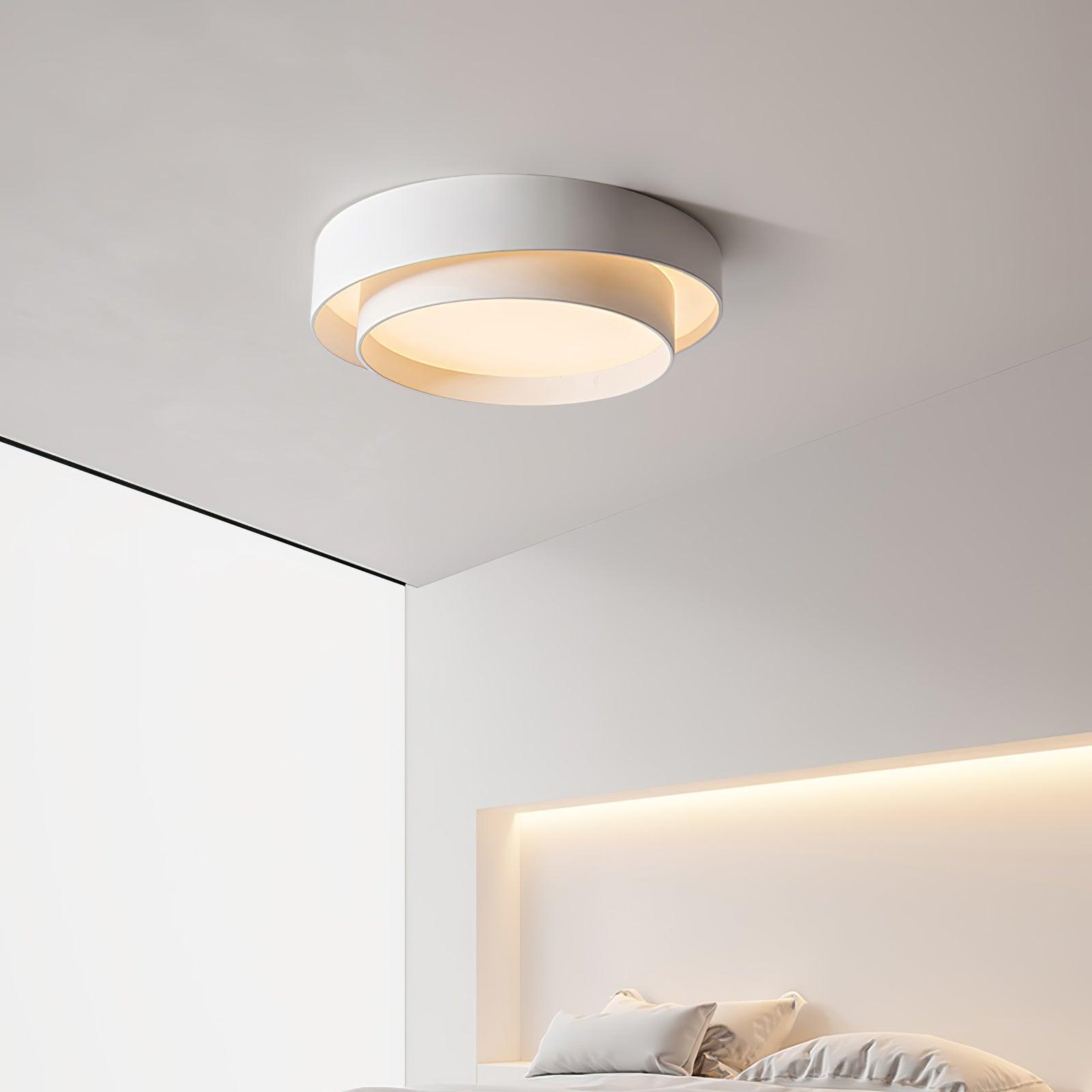 Lustra Ceiling Light Double Layers Modern Cylinder - Letslighting